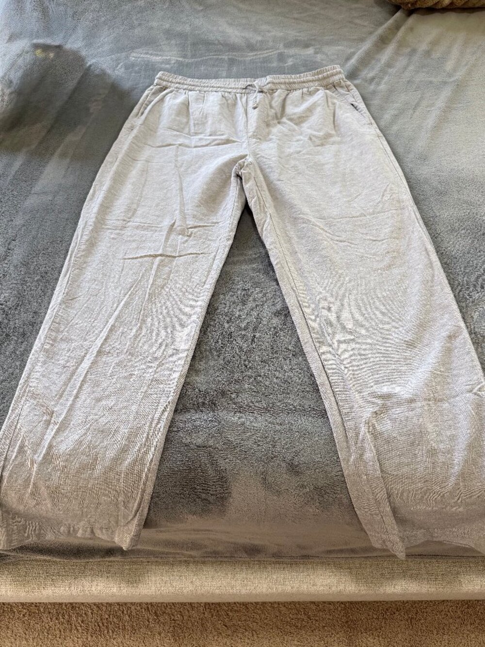Men's XL Linen Drawstring Pant